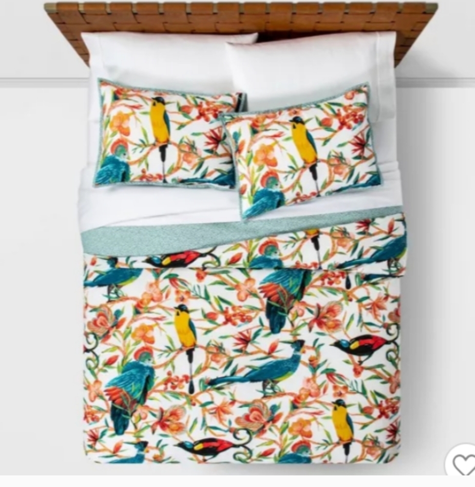 Opalhouse Aviary Duvet Set - Full/Queen